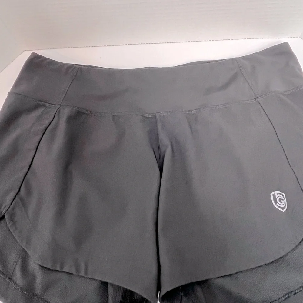 Women's Black Athletic Shorts - Picture 2 of 8
